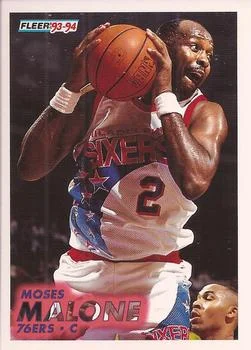 1993-94 Fleer Moses Malone Variant #353 card image