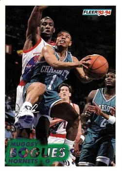 1993-94 Fleer Muggsy Bogues Variant #17 card image