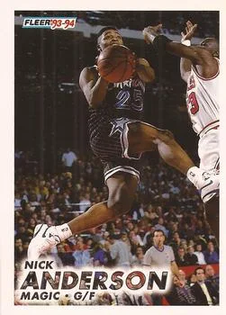 1993-94 Fleer Nick Anderson Variant #147 card image