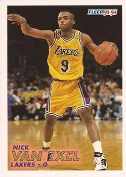 1993-94 Fleer Nick Van Exel Variant #316 card image
