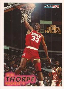 1993-94 Fleer Otis Thorpe Variant #81 card image