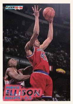 1993-94 Fleer Pervis Ellison Variant #215 card image