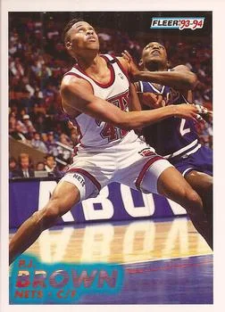 1993-94 Fleer P.J. Brown Variant #332 card image