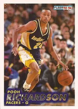 1993-94 Fleer Pooh Richardson Variant #87 card image