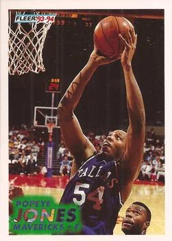 1993-94 Fleer Popeye Jones Variant #271 card image