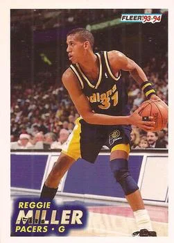 1993-94 Fleer Reggie Miller Variant #85 card image