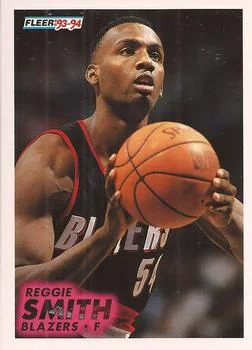 1993-94 Fleer Reggie Smith Variant #366 card image
