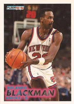 1993-94 Fleer Rolando Blackman Variant #138 card image