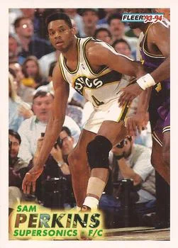 1993-94 Fleer Sam Perkins Variant #203 card image