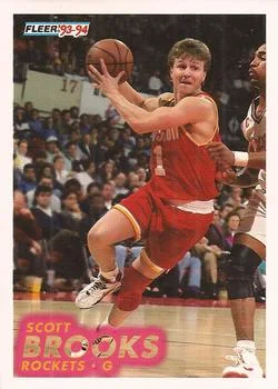 1993-94 Fleer Scott Brooks Variant #74 card image