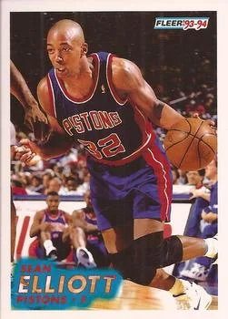 1993-94 Fleer Sean Elliott Variant #281 card image