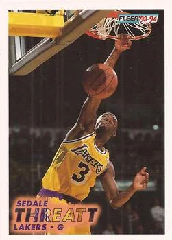1993-94 Fleer Sedale Threatt Variant #104 card image