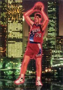 1993-94 Fleer Shawn Bradley Tower of Power #2 card image