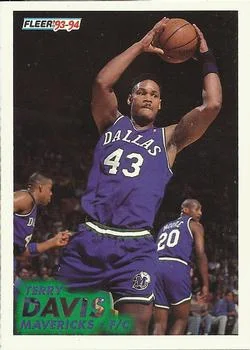 1993-94 Fleer Terry Davis Variant #43 card image