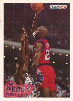 1993-94 Fleer Tim Perry Variant #160 card image