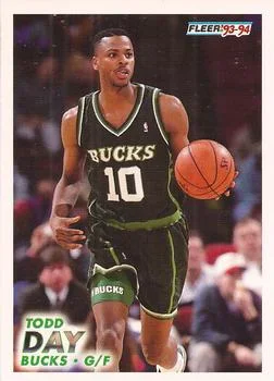 1993-94 Fleer Todd Day Variant #117 card image