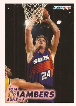 1993-94 Fleer Tom Chambers Variant #165 card image