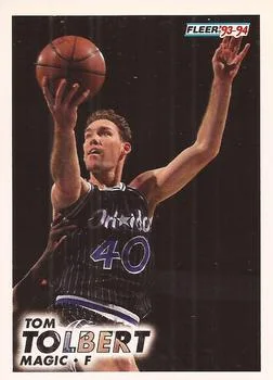 1993-94 Fleer Tom Tolbert Variant #153 card image