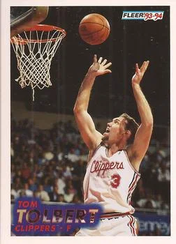 1993-94 Fleer Tom Tolbert Variant #309 card image