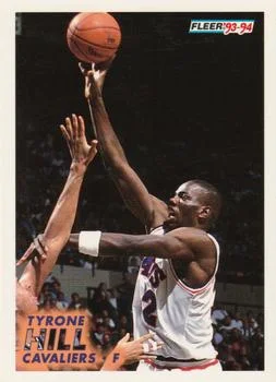 1993-94 Fleer Tyrone Hill Variant #264 card image