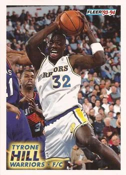 1993-94 Fleer Tyrone Hill Variant #68 card image
