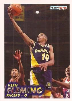 1993-94 Fleer Vern Fleming Variant #83 card image