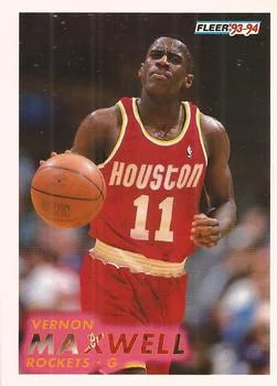 1993-94 Fleer Vernon Maxwell Variant #78 card image
