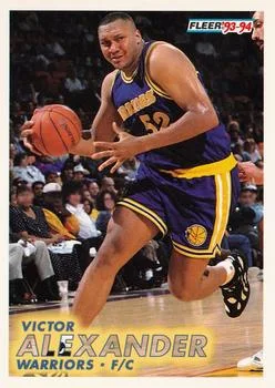 1993-94 Fleer Victor Alexander Variant #66 card image