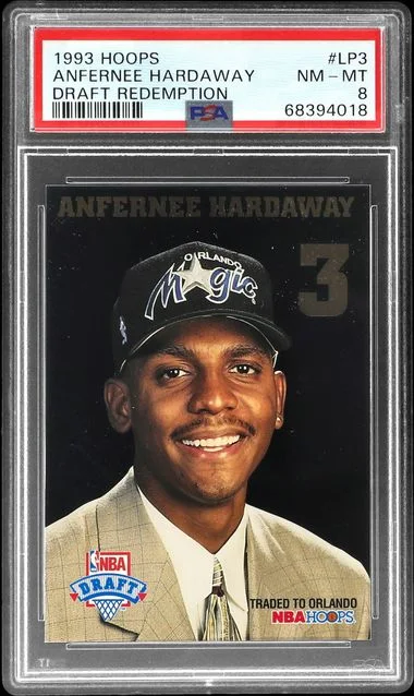 1993-94 Hoops Anfernee Hardaway Draft Redemption #LP3 card image