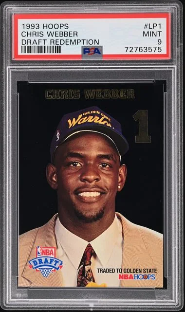 1993-94 Hoops Chris Webber Draft Redemption #LP1 card image