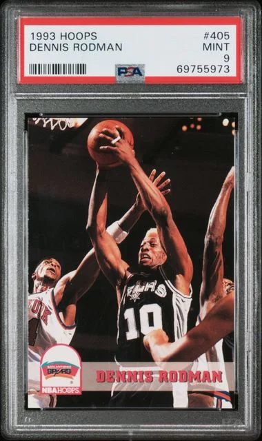 1993-94 Hoops Dennis Rodman #405 card image
