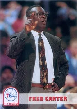 1993-94 Hoops Fred Carter Head Coach #249 card image