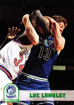 1993-94 Hoops Luc Longley Variant #130 card image