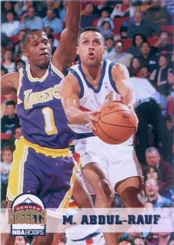 1993-94 Hoops Mahmoud Abdul-Rauf Variant #52 card image