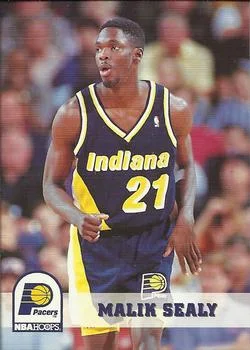 1993-94 Hoops Malik Sealy Variant #91 card image