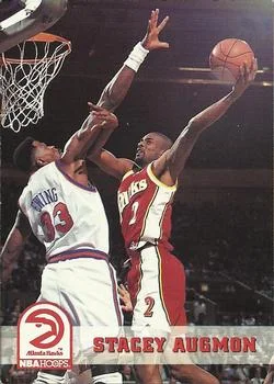 1993-94 Hoops Stacey Augmon Variant #1 card image