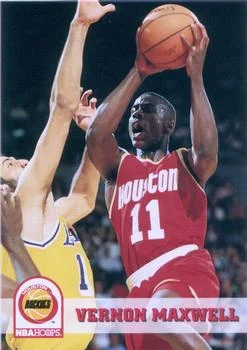 1993-94 Hoops Vernon Maxwell Variant #80 card image
