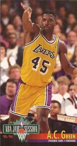 1993-94 Jam Session A.C. Green Variant #176 card image