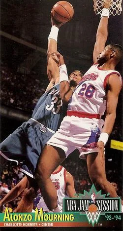 1993-94 Jam Session Alonzo Mourning Variant #24 card image