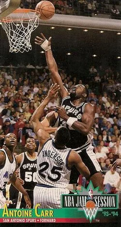 1993-94 Jam Session Antoine Carr Variant #202 card image