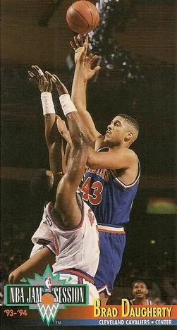 1993-94 Jam Session Brad Daugherty Variant #37 card image