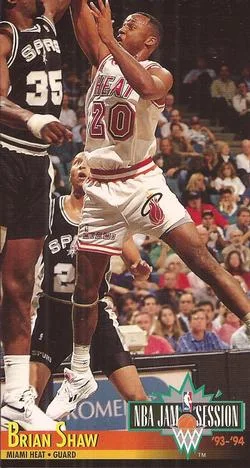 1993-94 Jam Session Brian Shaw Variant #117 card image