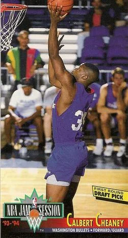 1993-94 Jam Session Calbert Cheaney FRDP Variant #231 card image