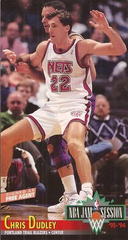 1993-94 Jam Session Chris Dudley Variant #185 card image