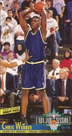 1993-94 Jam Session Chris Webber FRDP Variant #75 card image