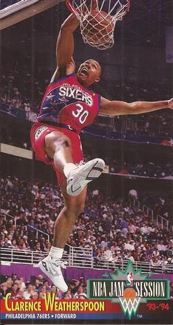 1993-94 Jam Session Clarence Weatherspoon Variant #172 card image