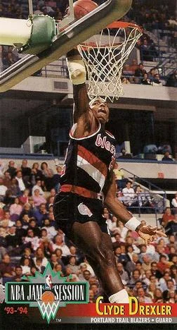 1993-94 Jam Session Clyde Drexler Variant #184 card image