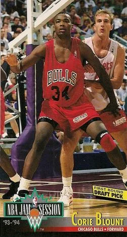 1993-94 Jam Session Corie Blount FRDP Variant #28 card image