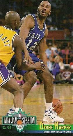 1993-94 Jam Session Derek Harper Variant #46 card image