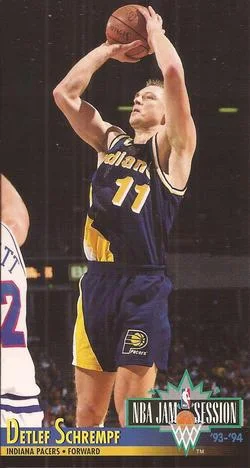 1993-94 Jam Session Detlef Schrempf Variant #92 card image